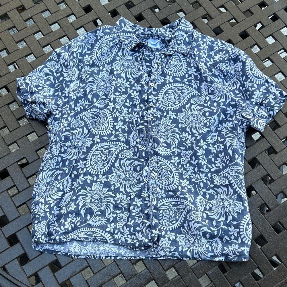 Sigrid Olsen Paisley linen Shirt